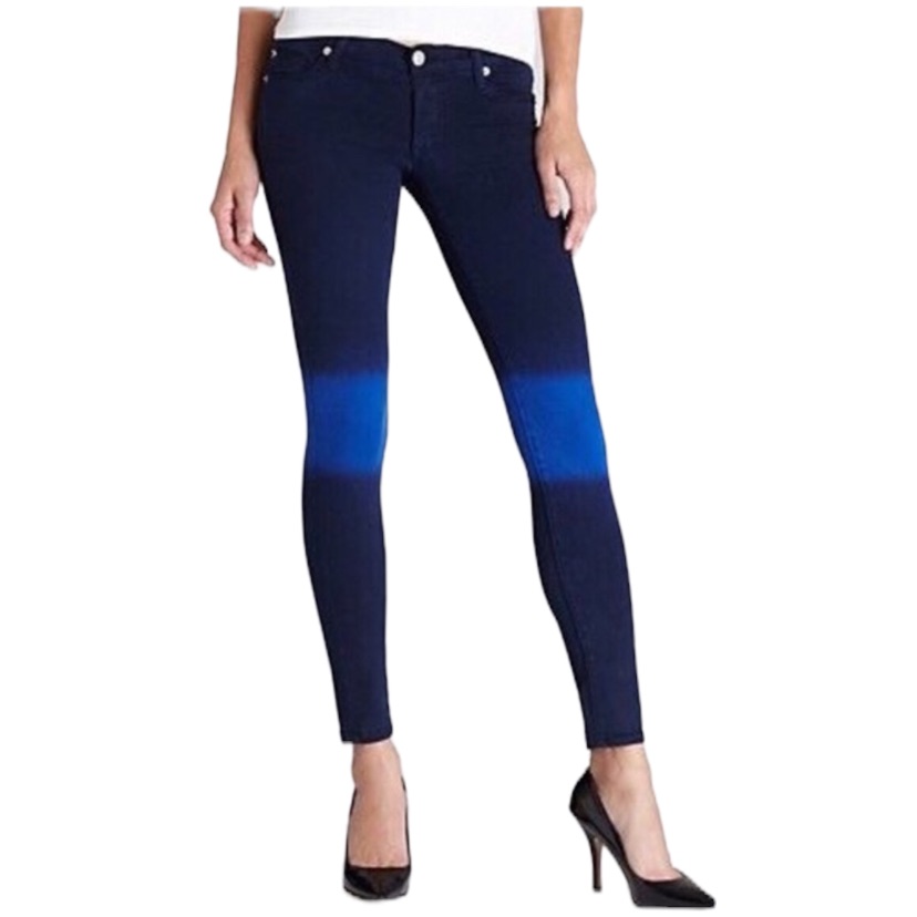 Hudson Krista Super Skinny Ombre Stretchy Jeans - 28